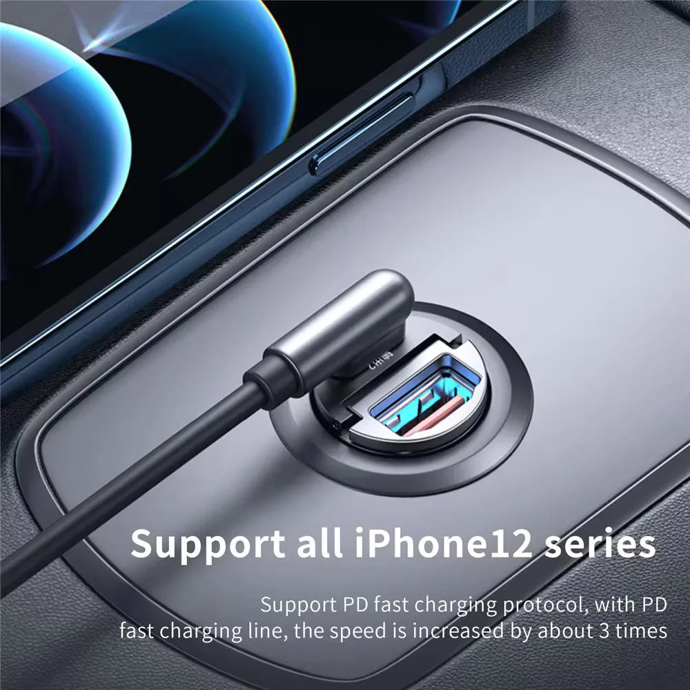 Mini USB-C Fast Car Charger | 100W/200W