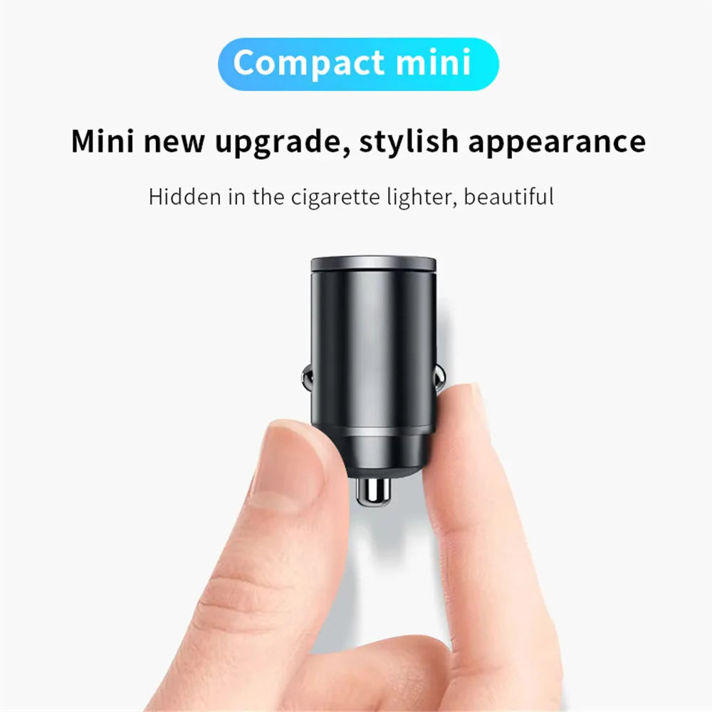 Mini USB-C Fast Car Charger | 100W/200W