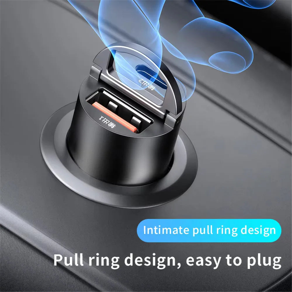 Mini USB-C Fast Car Charger | 100W/200W