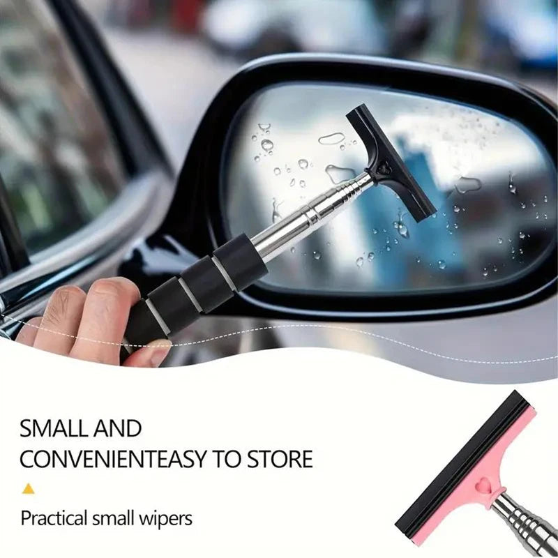 Extendable Rearview Mirror Wiper | Car Glass Cleaner