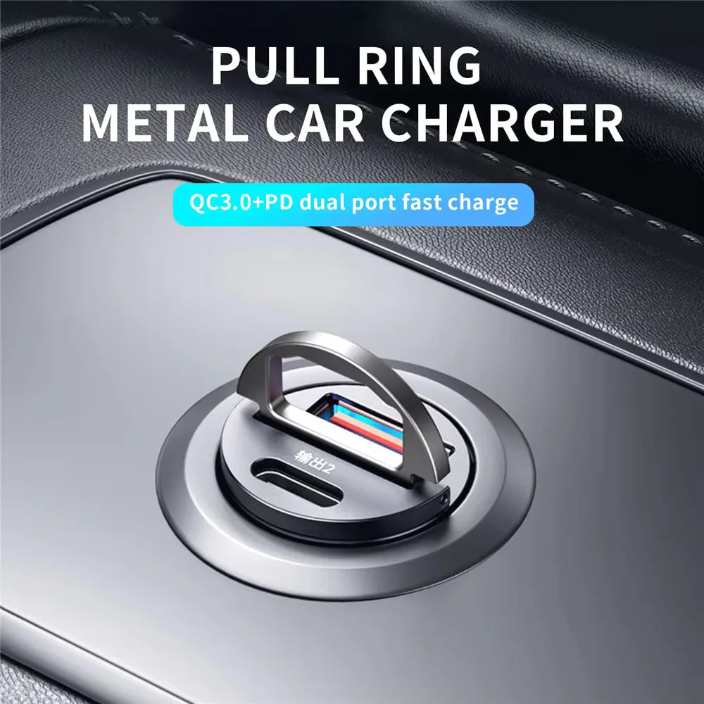 Mini USB-C Fast Car Charger | 100W/200W