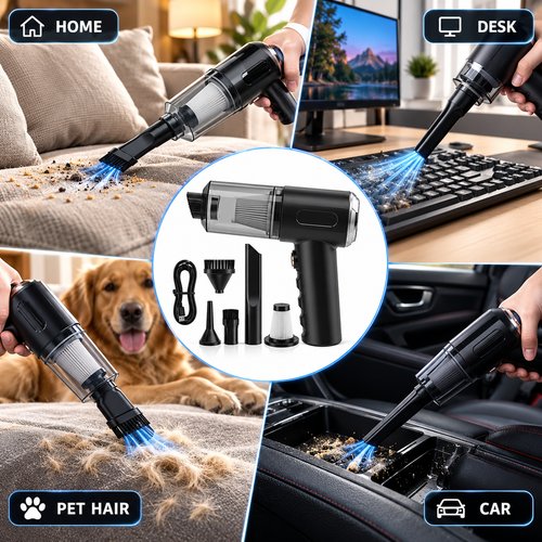 120W Cordless Handheld Vacuum | Car & Home